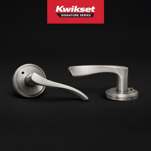 Kwikset 730SEL-15 Sedona Lever Privacy Door Lock with 6AL Latch and RCS Strike Satin Nickel Finish - color: Satin Nickel, size: Privacy