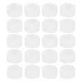 PATIKIL Silicone Rubber Flat Washer, 20 Pcs 0.51" OD x 0.2" ID x 0.24" Thickness Sealing O Ring Water Hose Gasket Assortment Kit Heat Resistant Washer for Plumbing Valve Machinery, White - size: 0.51" OD x 0.2" ID x 0.24" T