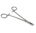 Mayo Hegar Needle Holder Driver with Cross Serrated Jaws Made of Stainless Steel Comes in Multi Position Locking Mechanism Clamping Pliers (6 Inch) - size: 6 Inch
