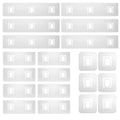 20 Pack Shower Caddy Adhesive Replacement, Waterproof Shower Shelf Adhesive Strips, Strong Flat Hooks for Bathroom Storage Shelves and Kitchen Racks No Drilling, Clear - color: Transparent-20 Pack