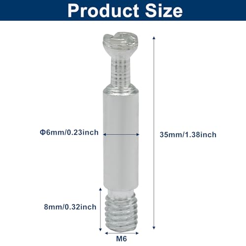 35mm Furniture Connecting Fittings, 10 Pack - size: 10 Pack