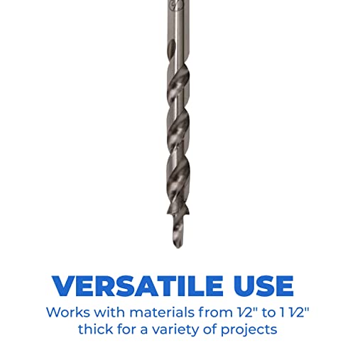 Kreg Easy-Set Pocket-Hole Drill Bit, Woodworking Drill Bit, KPHA300, 2 Pcs