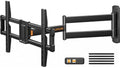 Perlegear Corner TV Wall Mount Long Arm TV Mount Bracket for 37-75 Inch TVs - size: Fits 37-75'' TVs / Max 600x400mm