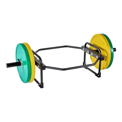 VEVOR Safety Squat Bar, 700 & 1500 LBS, Plus 500 LBS Hex Barbell Trap Bar, Ideal for Squats, Deadlifts, Lunges, Rehab - size: 500 Pounds