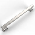 Amerdeco 10 Pack Brushed Satin Nickel Cabinet Pulls 7.5" - color: Brushed Satin Nickel, size: 7.5" hole center