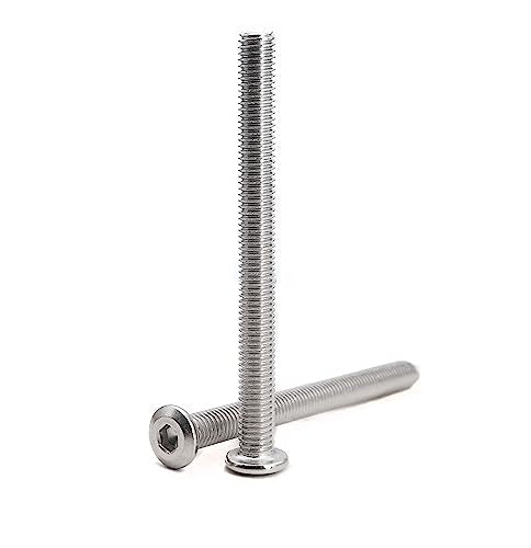 6pcs M8 x 120mm Rivet Countersunk Socket Cap Allen Head Bolts Screws Connecting for Furniture, 304 Stainless Steel - size: 6pcs M8 x 120mm