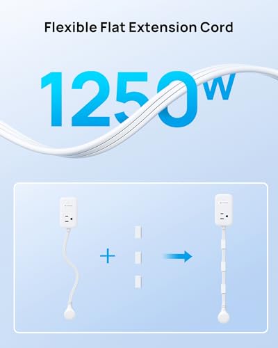 TROND Electrical Outlet Extender 360° Rotating Plug with 20W USB C, 10ft - size: 10 FT 360° Rotating Plug