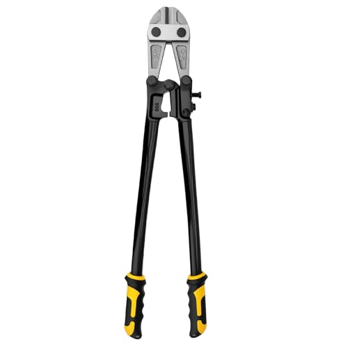 GRENPRO 24 Inch Heavy Duty Bolt Cutter, Chrome Vanadium, Anti-Slip Handle - style: 24" Bolt Cutter