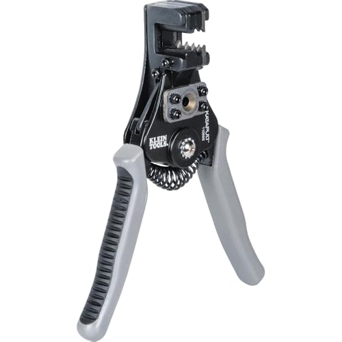 Klein Tools 11069S Automatic Solar Wire Stripper, Precision Stripping for 6 to 12 AWG Solid and 8 to 14 AWG PV Electrical Stranded Wire