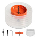Storystore 4 1/4 inch Hole Saw for Recessed Lights with Dust Bowl Catcher - size: 4-1/4 inch