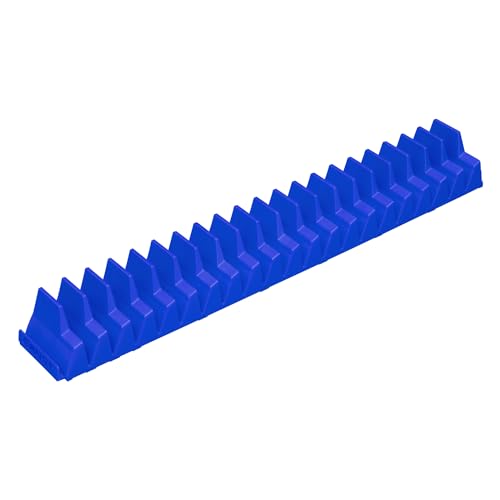 Ernst Manufacturing 5405M Magnetic Wrench Pro - Modular Wrench Organizer for 20 Wrenches with Anti-Slip Cleats- Blue - color: Blue