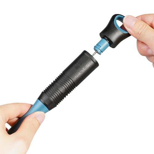 MOSOLAN 2-in-1 Bottle Brush and Straw Cleaner Brush, Smokey Blue, 1 Pack - color: Smokey Blue, size: 1 Count (Pack of 1)