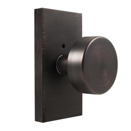 Oil Rubbed Bronze Door Knobs Privacy Door Knobs Interior with Lock - color: Oil Rubbed Bronze