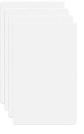 1-Gang Screwless Blank Wall Plate Cover Blank Switch Outlet Electrical Faceplate for Light Switch, Receptacle, Dimmers, USB Outlet, GFCI, Child Safe Cover Plate, White (4-Pack) - color: Single Blank-White, size: 4 Pack