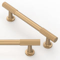 10 Pack Champagne Bronze Cabinet Pulls 3.75 Inch(96mm) Kitchen Cabinet Handles Solid Zinc Alloy Cabinet Hardware Drawer Pulls - color: Champagne Bronze, size: 3.75" Hole Center