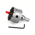 1-3/4''(45mm) Hole Saw Kit with Drill Bits, Tungsten Carbide Hole Saw Set for Hard Metal and Stainless, Cutting Diameter - size: 1-3/4''(45mm) (1PCS)