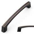 Amerdeco 10 Pack Oil Rubbed Bronze Cabinet Pulls 5 Inch(128MM) Hole Centers Kitchen Cabinet Handles Hardware Kitchen Handles for Cabinets Cupboard Handles Drawer Pulls ZH0032 - color: Oil Rubbed Bronze, size: 5"/128MM Hole Center
