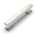 Amerdeco 10 Pack Brushed Satin Nickel Cabinet Pulls 3-3/4" - color: Brushed Satin Nickel, size: 3.75" hole center