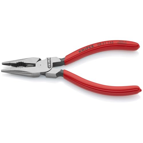 Knipex Tools 08 21 145 6" Needle Nose Combination Pliers, - style: Plastic Coated Handles
