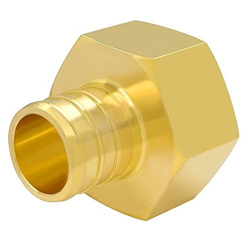 Hooshing 6 Pack 3/4" PEX to 3/4" Female NPT Adapter - size: 3/4" Pex x 3/4" NPT Female