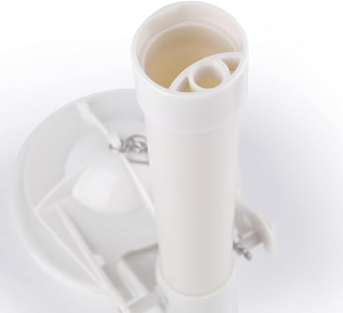 One Piece 3-Inch Toilet Flush Valve Repair Kit for Toilets with Flapper and Chain - Easy to Install