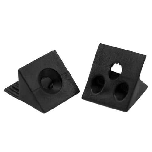 Black Drawer Wedges with Screws Drawer Support Brackets Suitable for Various Furniture cabinets wardrobes Plastic Corner Code Bracket Fasteners 50pcs