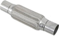 3''X8''universal stainless steel Exhaust Flex Pipe with Ends 12" Inch Long Heavy Dutydouble braided bendable exhaust Flex Pipe - size: 3''X8''X12''