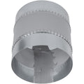 Repa Market 6" Inch Flexible Male Fit Duct Connector – Galvanized Steel Round Pipe Extender for Spiral Ducts – Vibration & Noise Reduction Coupler for HVAC Systems, Exhaust, and Dryer Vent Connections - size: 6" Inch