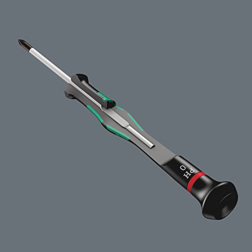 Wera 05118035001 Kraftform Micro 2067 Torx TX Electronics Precision Screwdriver, TX1 Head, 40mm Blade Length - size: Torx TX 1 Head, 40mm Blade