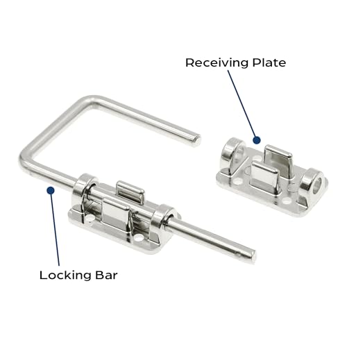 Prime-Line Patio Sliding Door Loop Lock, Child Safety & Security, Chrome - size: 2-1/8 in.