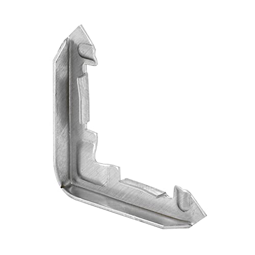 Prime-Line PL 14318 Window Screen Frame Corner, 3/8 in. x 3/8 in., Aluminum (20 Pack)