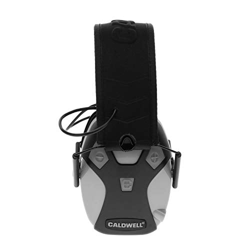 Caldwell E-Max Pro Electronic Hearing Protection Earmuffs Sound Amplification, Low Profile, for Range Shooting, Hunting - style: Pro-gray