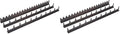 Ernst Screwdriver Rail Set, 20 Tool, Black, (6011-Black) (Pack of 2) - color: Black, size: Pack of 2, style: 20 Tool, Standard Mount