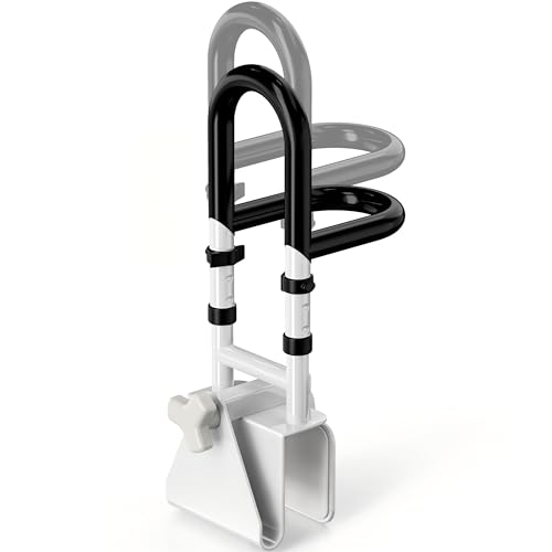 Adjustable Bathtub Safety Rail with Double Grip