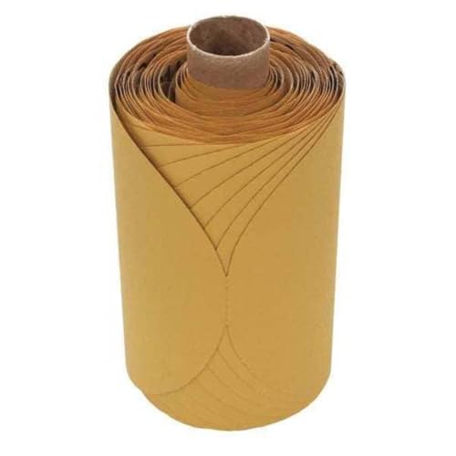 3M Stikit Gold Film Disc Roll 255L, P180, 5 in x NH, Die 500X, 125 Discs per roll