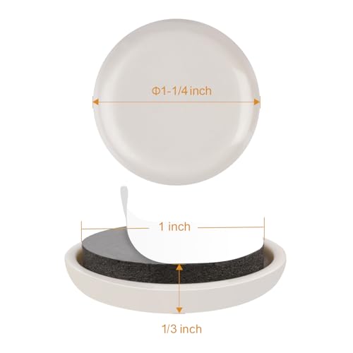 1-1/4" Upgraded Furniture Sliders for Carpet & Hardwood Floors