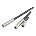 K405 Magnetic Bit Holder with Retaining Ring, 2, 4, 6-inch Extensions, 3-Piece - style: Extension