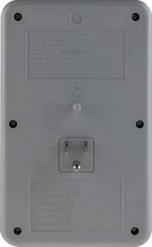 GE Outlet Extender with USB Ports, 4 Outlet Splitter, 2 USB-A, 2 USB-C - size: 2 USB-C
