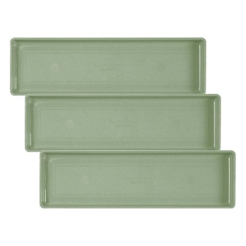 Novelty 10360, Sage, Countryside Flower Box Tray, Extra Large (34.5" x 6.5") (Pack of 3) - color: Sage, size: 36-Inch (Pack of 3)