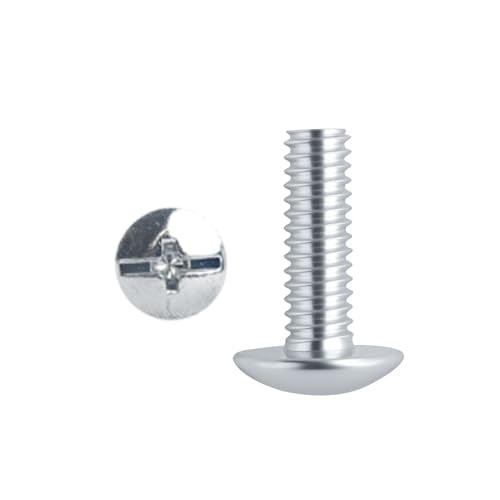 Machine Screws - 8-32 x 1/2" M4x12.5（50pcs）, Perfect Fit for Knob and Pull Installation, Machine Thread Screws for Drawers & Doors - size: 8-32 x 1/2"