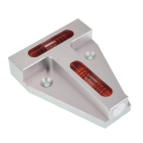 High precision aluminum alloy T-shaped level platform can be used. Small ruler with magnetic bubble beads for measurement (70 x56 x15mm) - size: 70 x56 x15mm