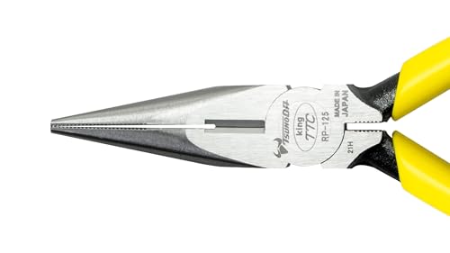 Tsunoda RP-125, Needle Nose Pliers (5-Inch) - size: 5-Inch w/o Spring