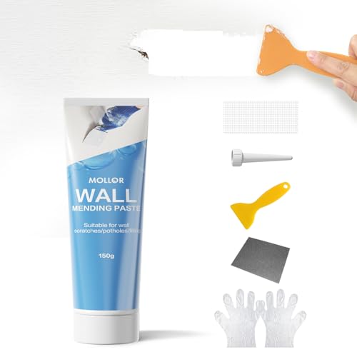 Drywall Repair Kit, 150g White Wall Spackle Paste Repair Putty - color: 150g