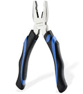 URASISTO 7-Inch Linesman Pliers with Rubber Grip Handle for Basic Repair, DIY Projects and Home - size: 7" Linesman Pliers