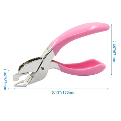 Handheld Staple Removers, Blue & Pink, 2Pcs - color: Blue & Pink