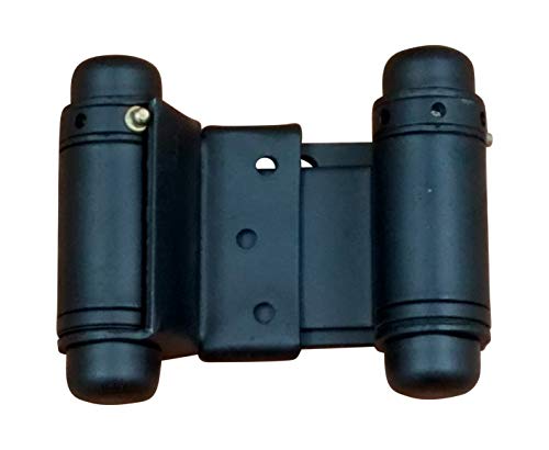 Self Closing Double Action Spring Door Hinge Saloon Matte Black 2 Inch - color: Matte Black, size: 2 Inch
