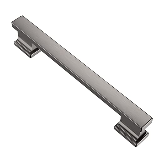 Alzassbg Brushed Black Nickel Cabinet Pulls and Handles 10 Pack, AL3061BBN - color: Brushed Black Nickel, size: 5" Hole Center