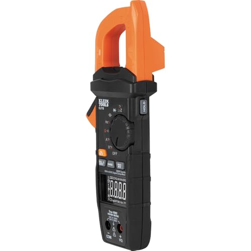 Klein Tools CL710 Digital Clamp Meter, Auto Ranging TRMS, AC/DC Volt/Current, LoZ, Continuity, Frequency, Capacitance, NCVT, More 1000V - size: Clamp Meter