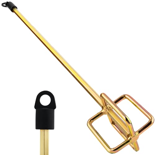 Paint Mixer for Drill, 1-5 Gallon Bucket, Paint Stirrer for Drill | Zinc Plated, Rust-Free & Easy to Clean, Fits All Standard Drills - For Mixing Paint, Resin, Epoxy & Concrete (Medium Head) - size: 5 Gallon (Medium Head)