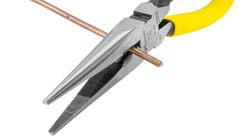 Tsunoda RP-200, Precision 8-Inch Long Nose Pliers, High-Accuracy Tip Alignment, Made in Japan - size: 8-Inch w/o Spring